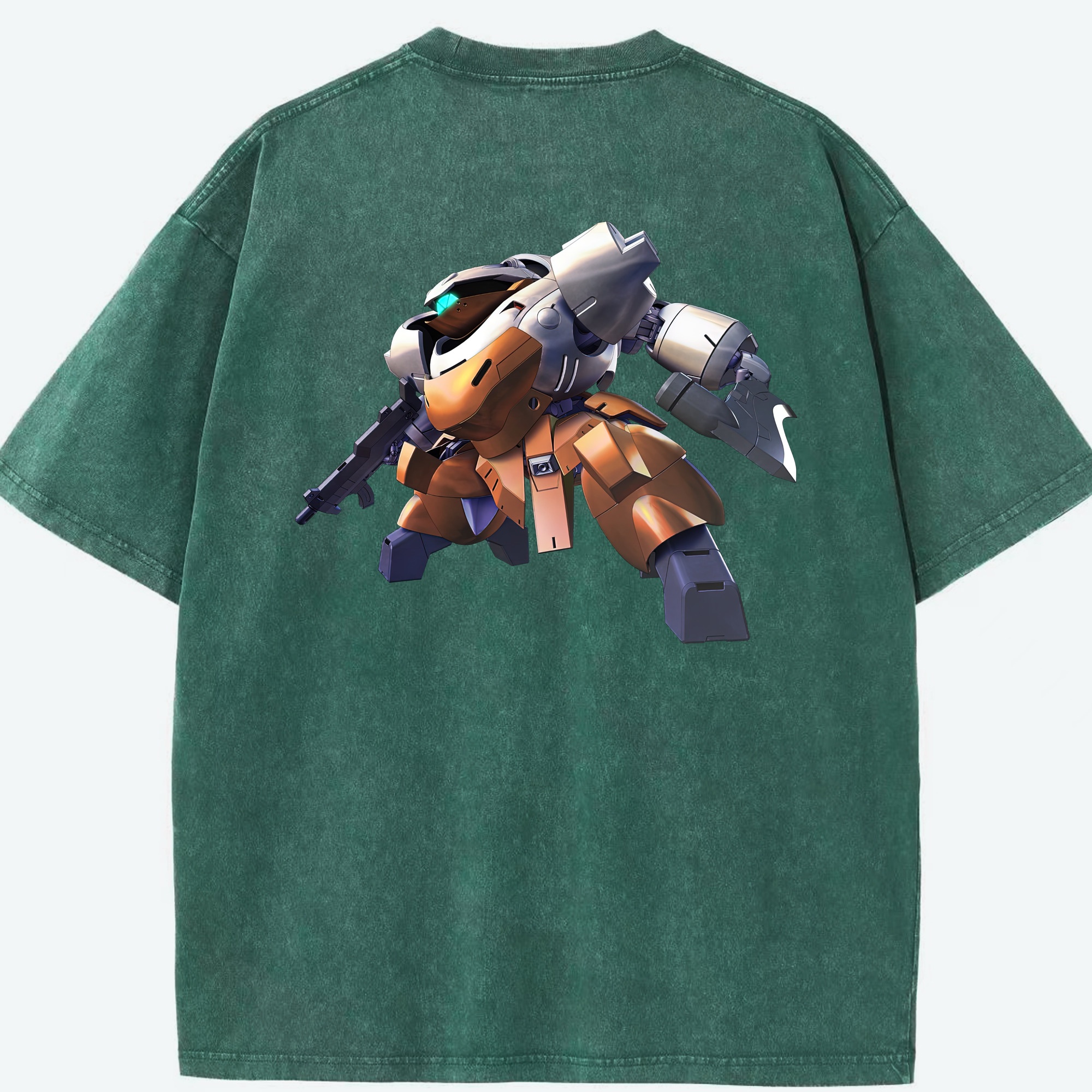 （画像用） 機動戦士ガンダム Mobile Suit Gundam 綿100% ヴィンテージ風 半袖Tシャツ（背面プリント）